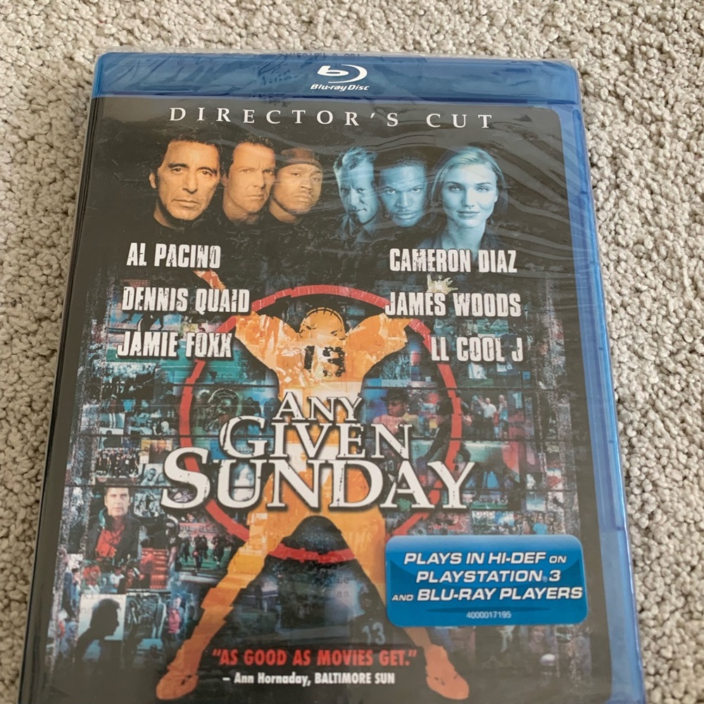 Any Given Sunday Blu-ray Director's Cut